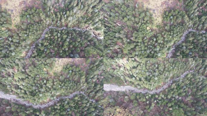 梅里雪山雨崩徒步航拍风光