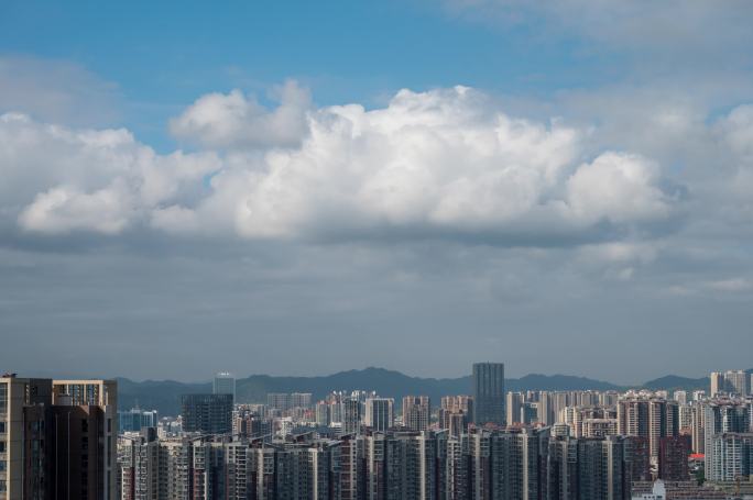 积雨云延时