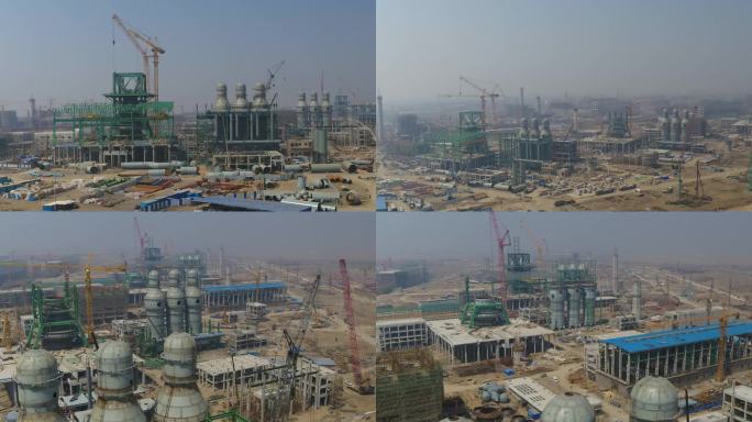 钢厂施工建设过程