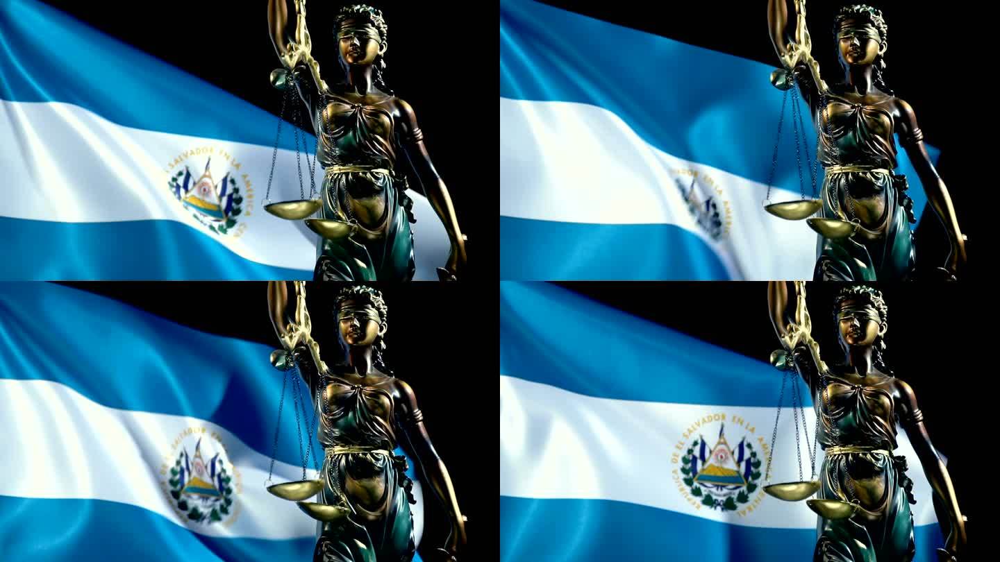 萨尔瓦多国旗正义雕像