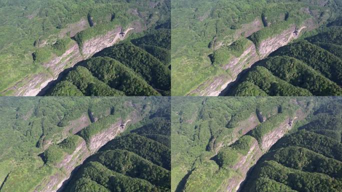 航拍 山水 风景  素材 景区