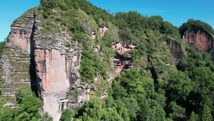 航拍 山水 风景 素材 景区