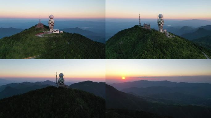 航拍 山水 风景 素材 景区