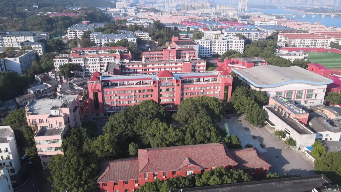 湖南长沙师范大学航拍