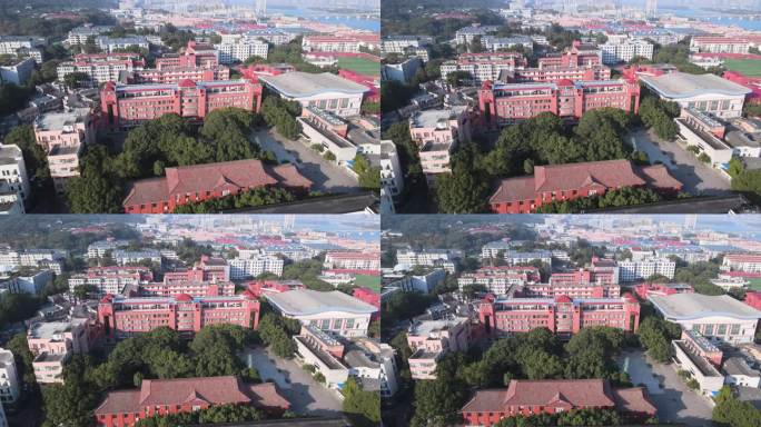 湖南长沙师范大学航拍