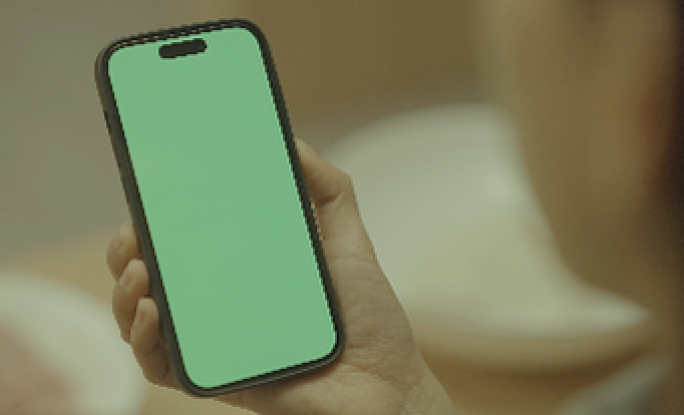 绿屏手机 手机抠像 合成屏幕