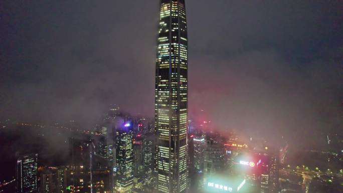 深圳城市航拍夜景