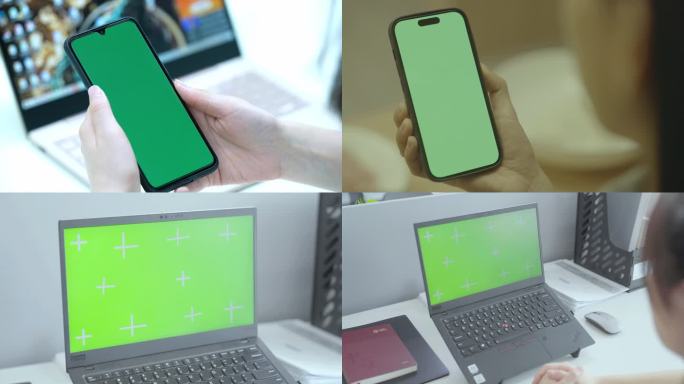 电脑手机抠像 多场景抠像 绿屏场景