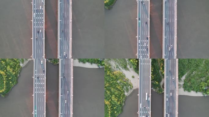 哈尔滨公路大桥航拍