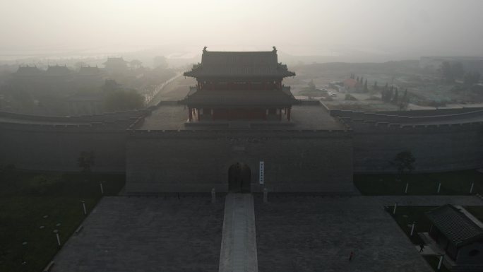 冬天的山西运城池盐博览园