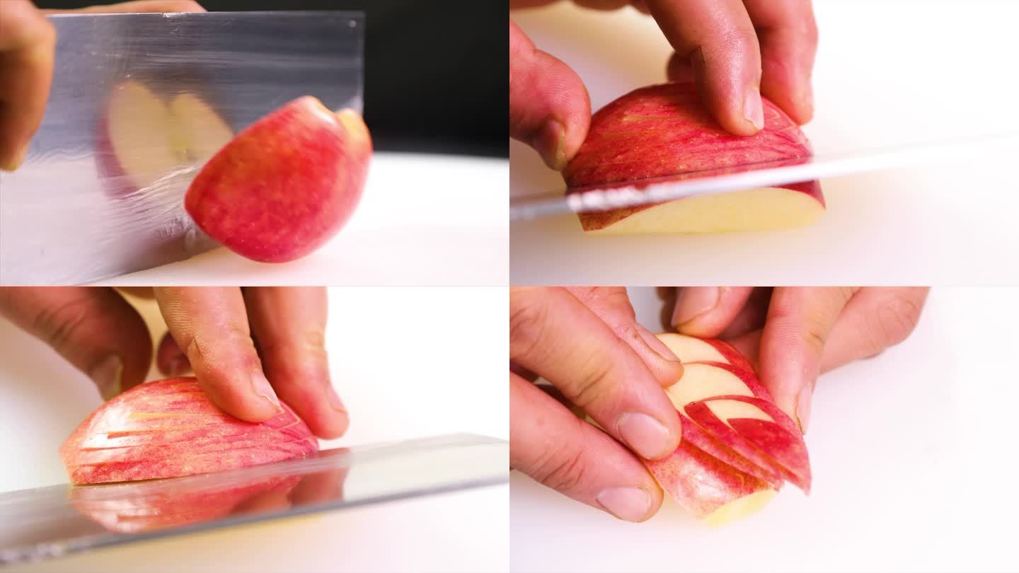 切苹果  苹果造型   苹果摆盘