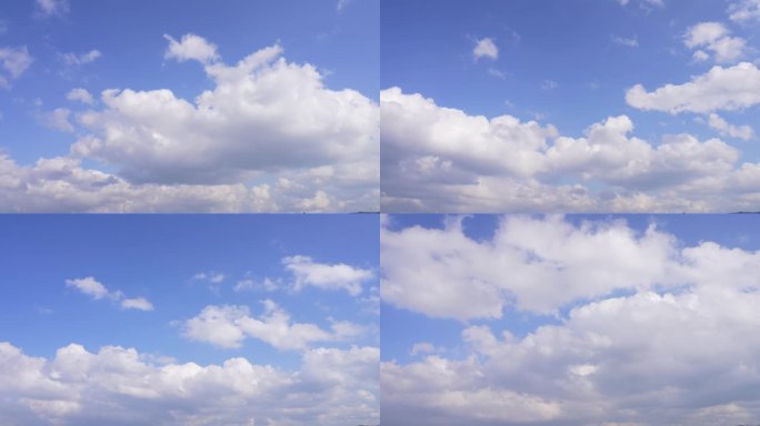 蓝天白云颜色摄影时间流逝云层移动变化晴天