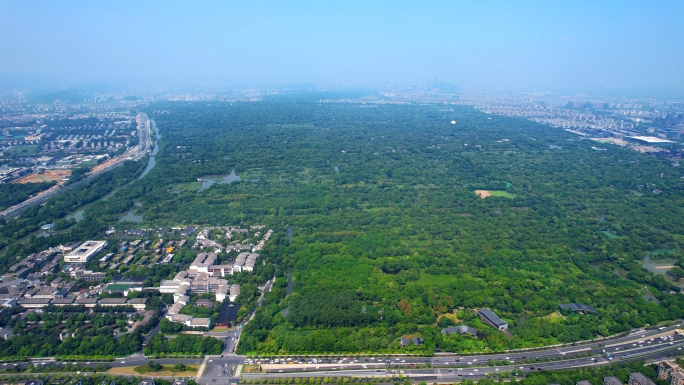 杭州西溪湿地航拍