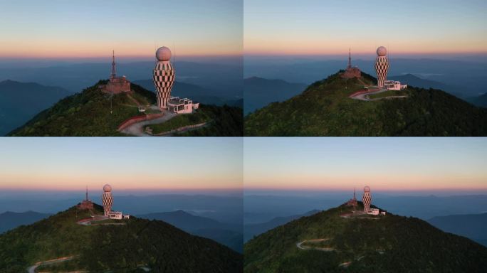 航拍 山水 风景 素材 景区