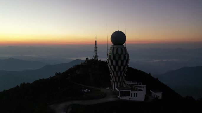 航拍 山水 风景 素材 景区