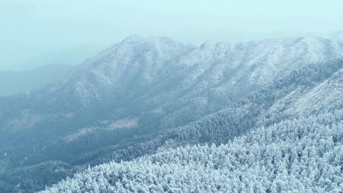 南岳衡山雪景