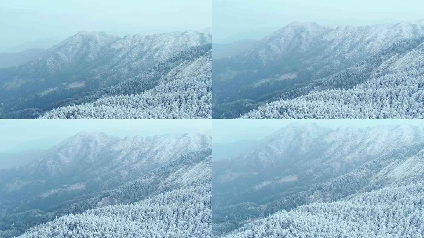 南岳衡山雪景