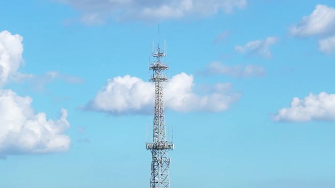 信号铁塔延时移动联通电信5G信号塔基站塔