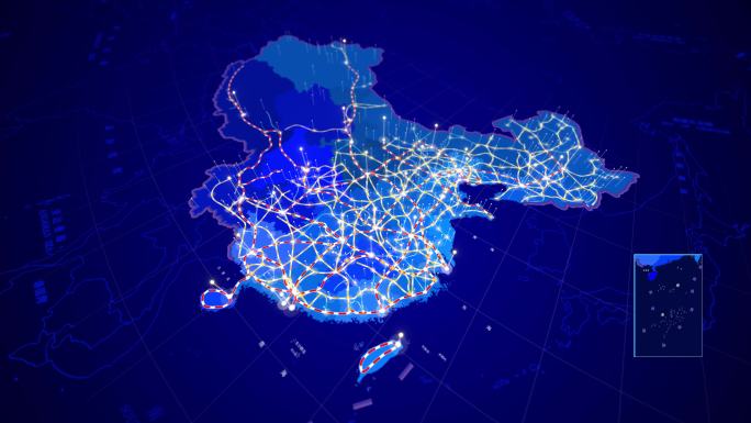 中国地图十五五铁路规划蓝20221119