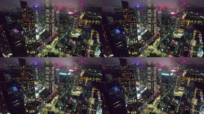 深圳城市航拍夜景