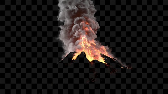 火山喷发1_2_1（有Alpha通道）