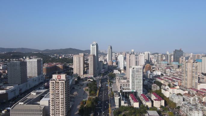 烟台芝罘城市空镜