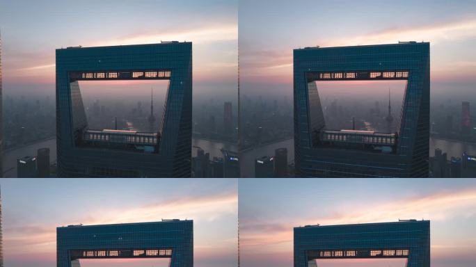 上海之窗日落