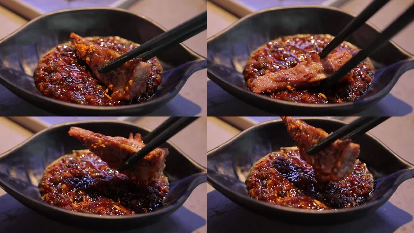 韩式烧烤   大排档  蘸料