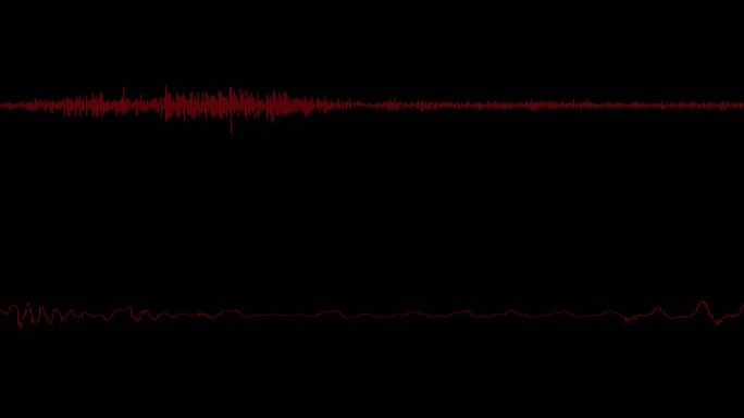 音频波形来自。声谱，数字取证。抽象音乐波动。未来声波可视化。合成音乐技术示例。调整打印。频率失真。4