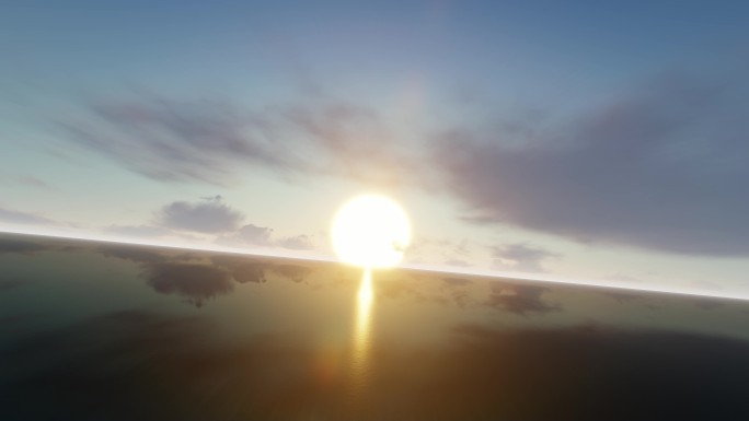 海上日出太阳朝阳延时视频素材