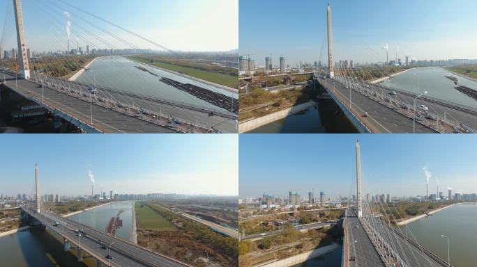 济宁运河大桥 4k航拍