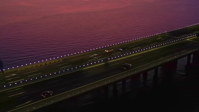 夜景跨海大桥 片头