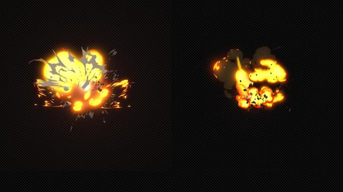 2K游戏爆炸AE制作文件