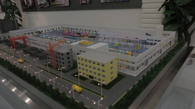 工厂 模型 沙盘 发展 建设
