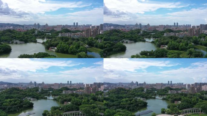 江门东湖公园延时