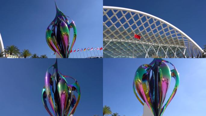 滇池国际会展中心COP15主题雕塑