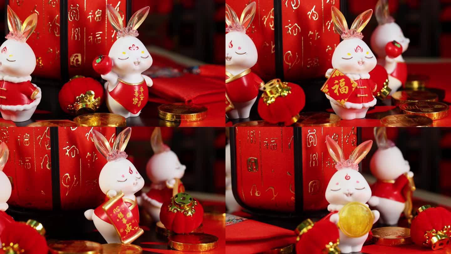 兔年春节视频素材
