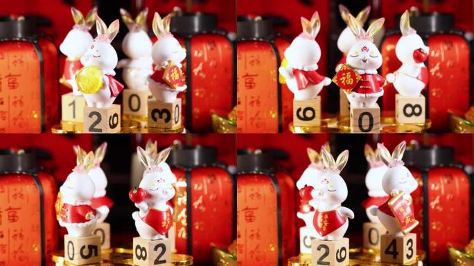 兔年春节视频素材
