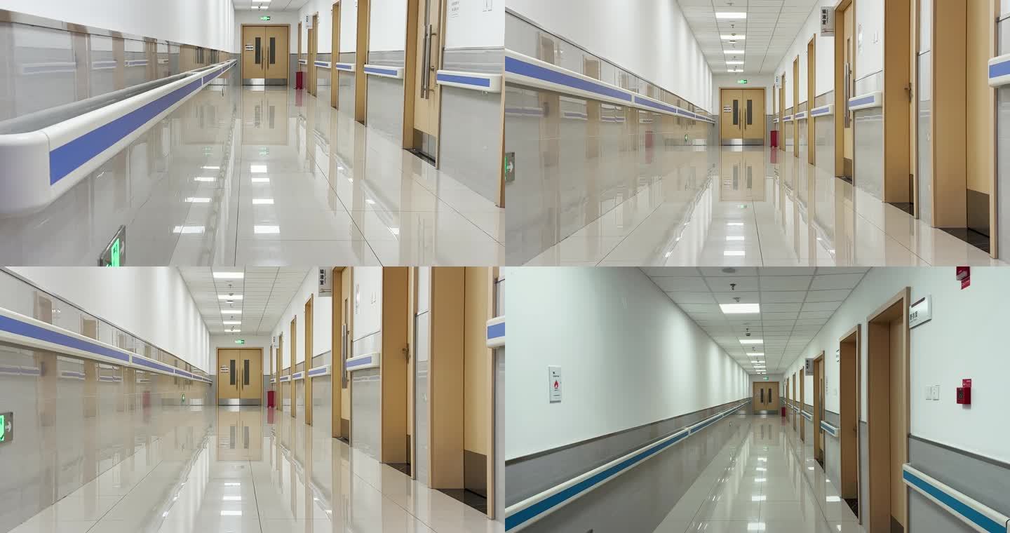 无人的医院走廊 新建的医院走廊