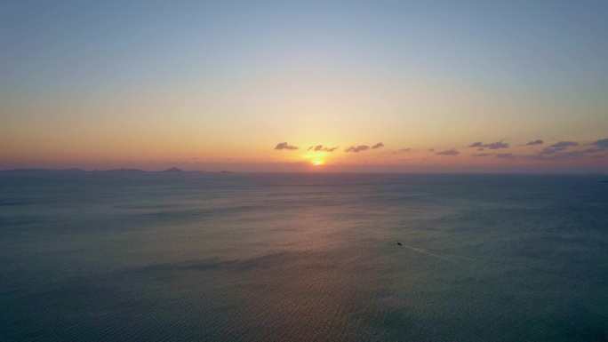 片头 海上日出