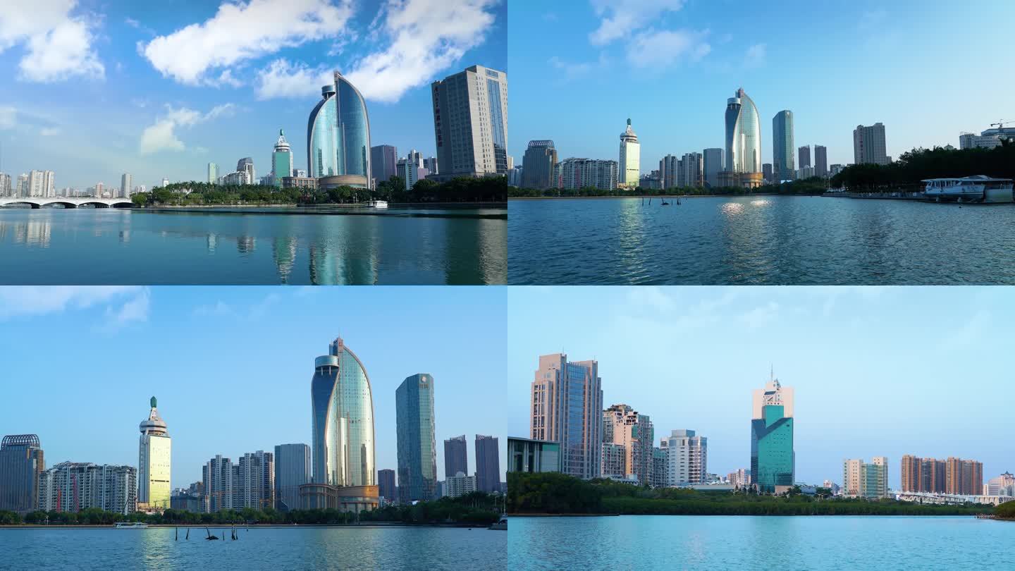 厦门市筼筜湖延时摄影