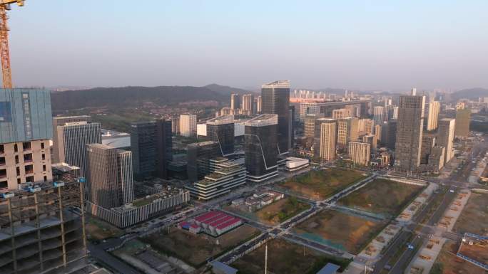 武汉光谷中心城主区域楼群航拍3