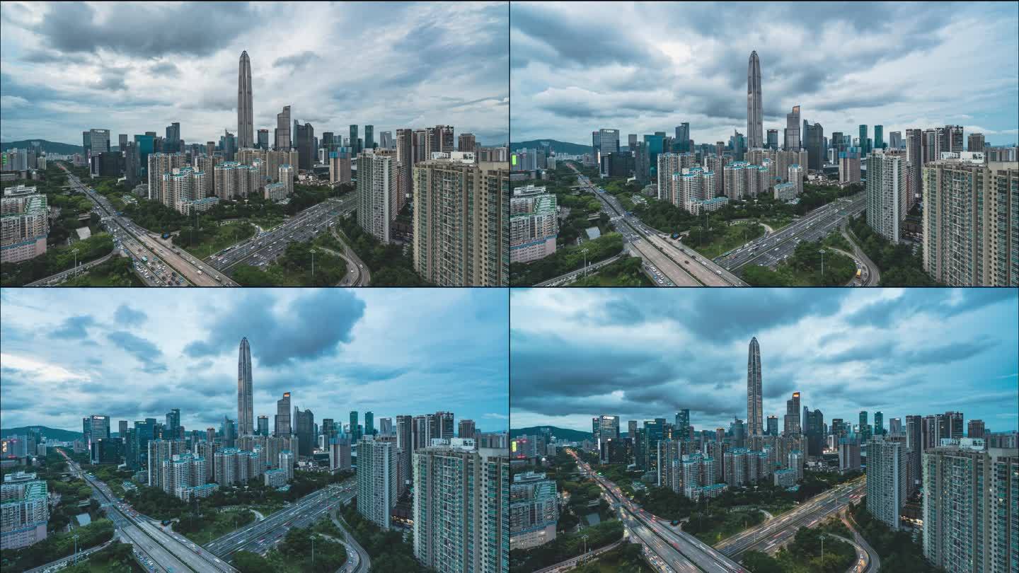 中国深圳城市风光建筑风景