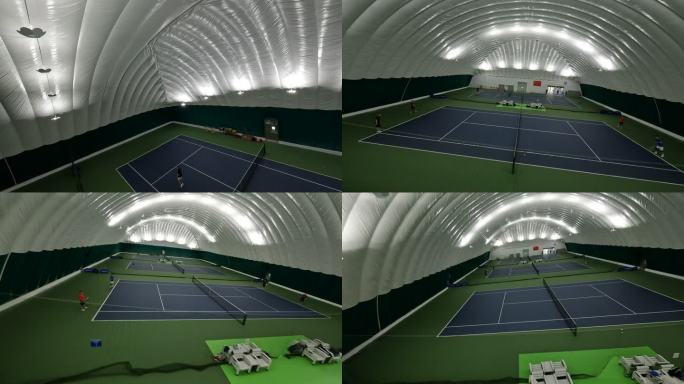 武汉光谷国际网球中心穿越机航拍1