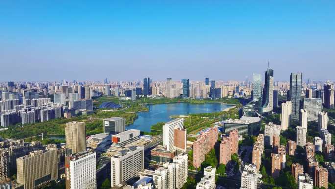 合肥蜀山区CBD大全景