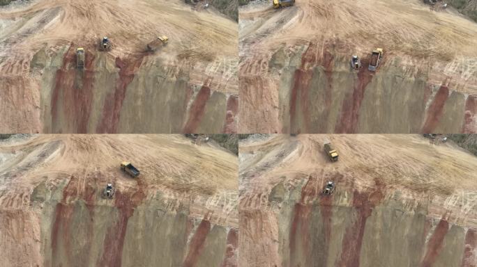 推土机 填土 推土 矿山 土方回填