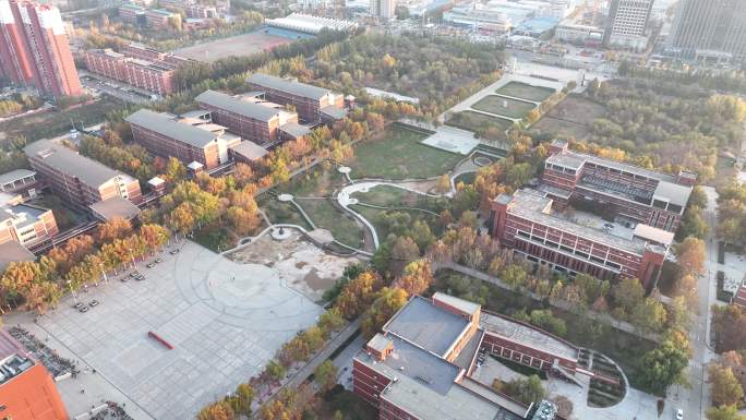 河北大学图书馆航拍