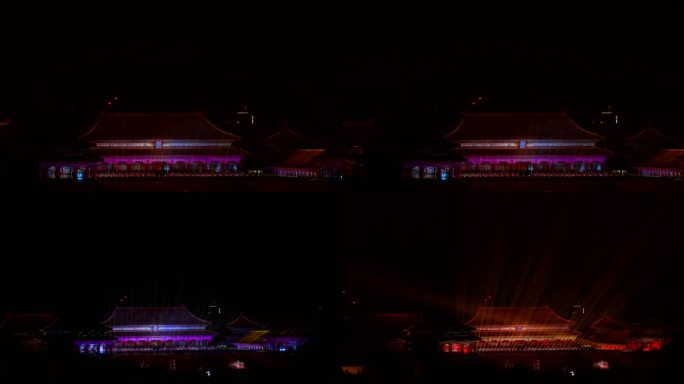 北京故宫紫禁城上元之夜灯光秀唯一机位4K