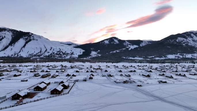 新疆旅游地-喀纳斯、禾木（北疆冬季雪景）