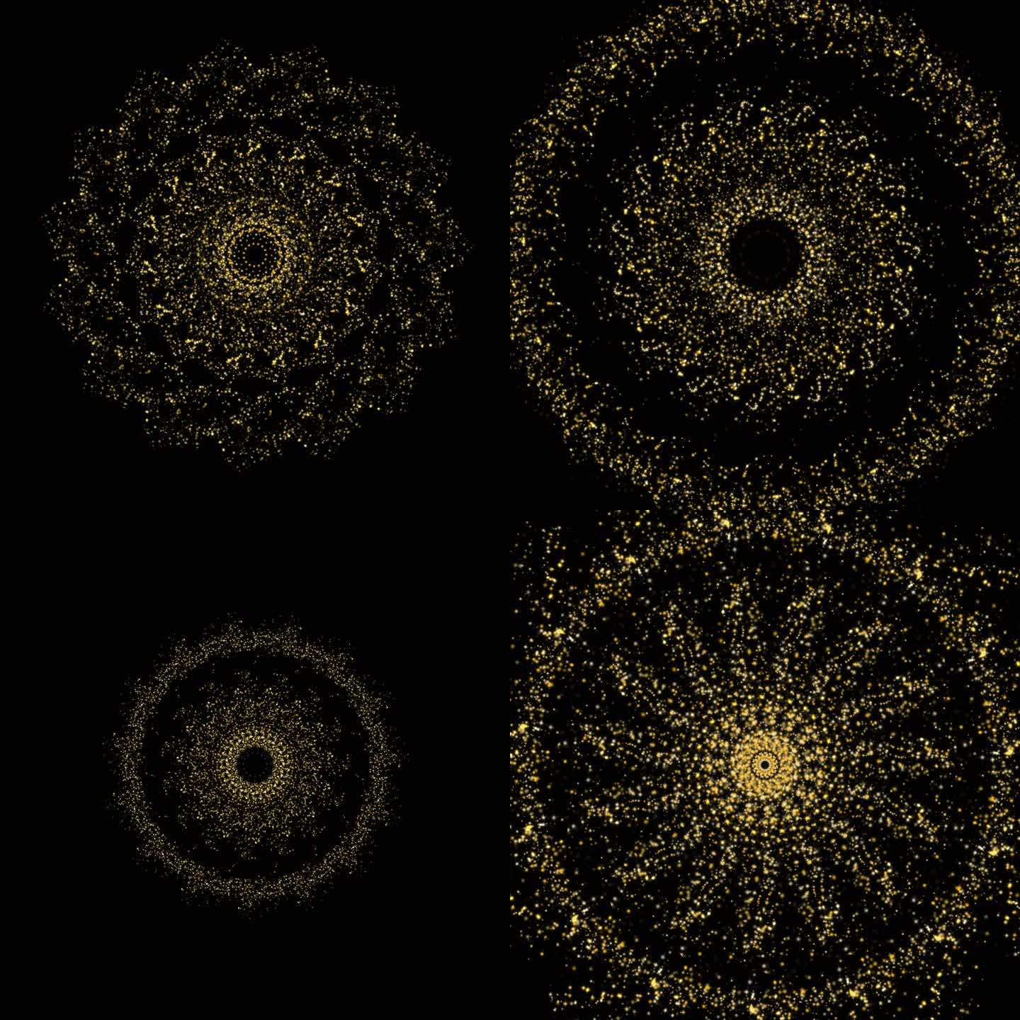 抽象艺术光影粒子圆图形动感背景11229